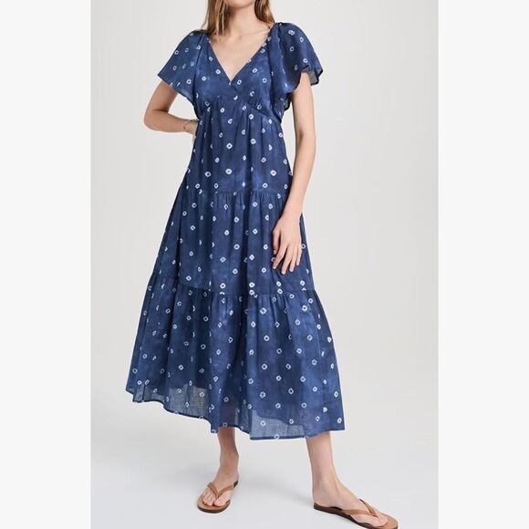 NWT Madewell Devyn Midi Dress 2 - Picture 1 of 10